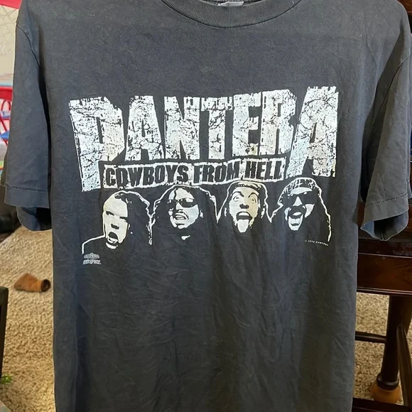 PANTERA Tシャツ 93 L VULGAR Hanes Winter Pantera 1993 Vintage Vulgar Display of Power T-shirt - Etsy